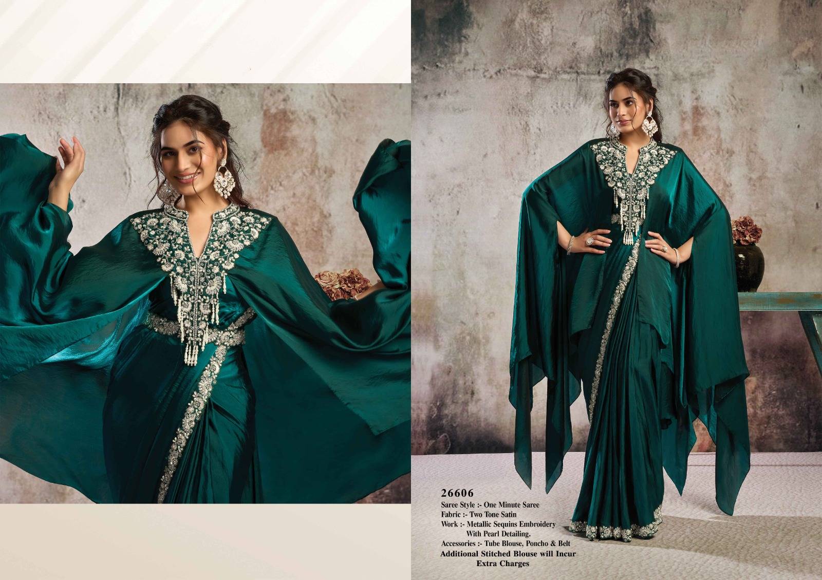 MOHMANTHAN SELENE by Mahotsav 26601 to 26616 Series Indian Traditional Bridal Wear Collection Beautiful Stylish Fancy Colorful Party Wear & Occasional Wear Silk Sarees At Wholesale Price